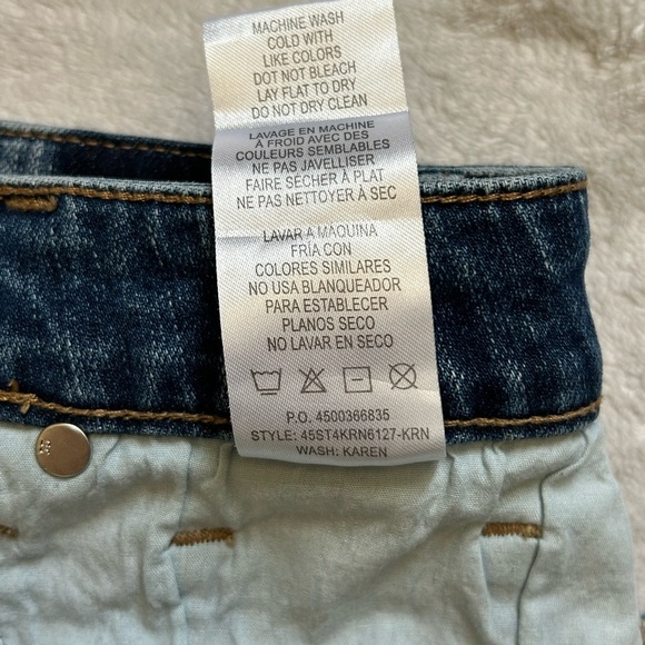 New Joe’s Jeans Karen High Rise Denim Distressed Mini Skirt Women Size 29 - Picture 7 of 8